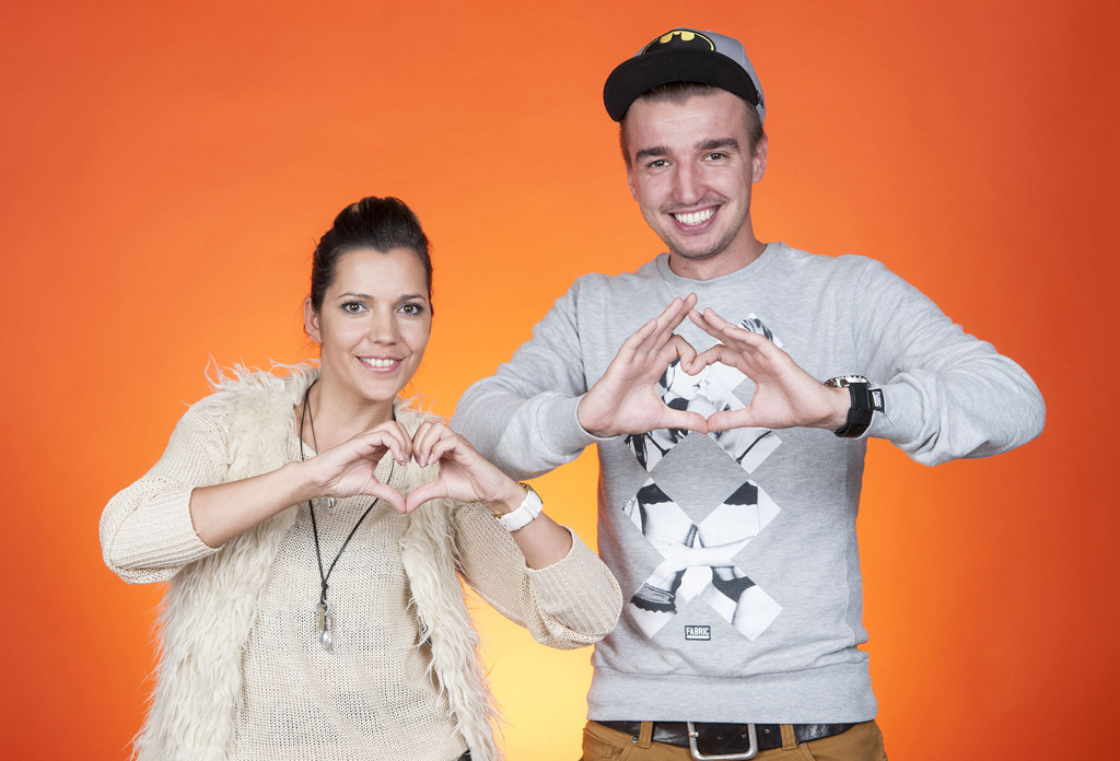 Andekas muusik Artjom Savitski ja heade uudiste portaali looja Monika Kuzmina Foto: Kuma Foto
