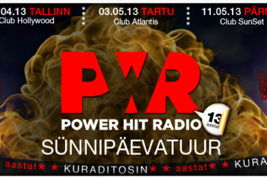 Power Hit Radio saab 13-aastaseks!