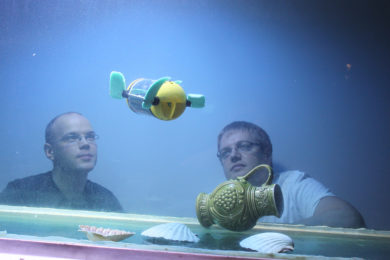 TTÜ Biorobootika keskuse allveekilpkonna esitletakse Londonis Robot Safari näitusel