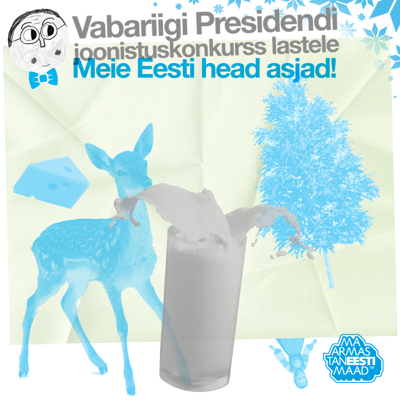 President Ilves ootab laste joonistusi teemal „Meie Eesti head asjad“