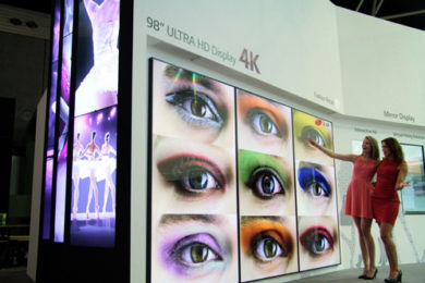 LG esitleb Amsterdamis ULTRA HD ekraanidega reklaamtahvleid