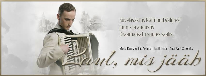 Homme esietendub Eesti Draamateatris näidend Raimond Valgrest
