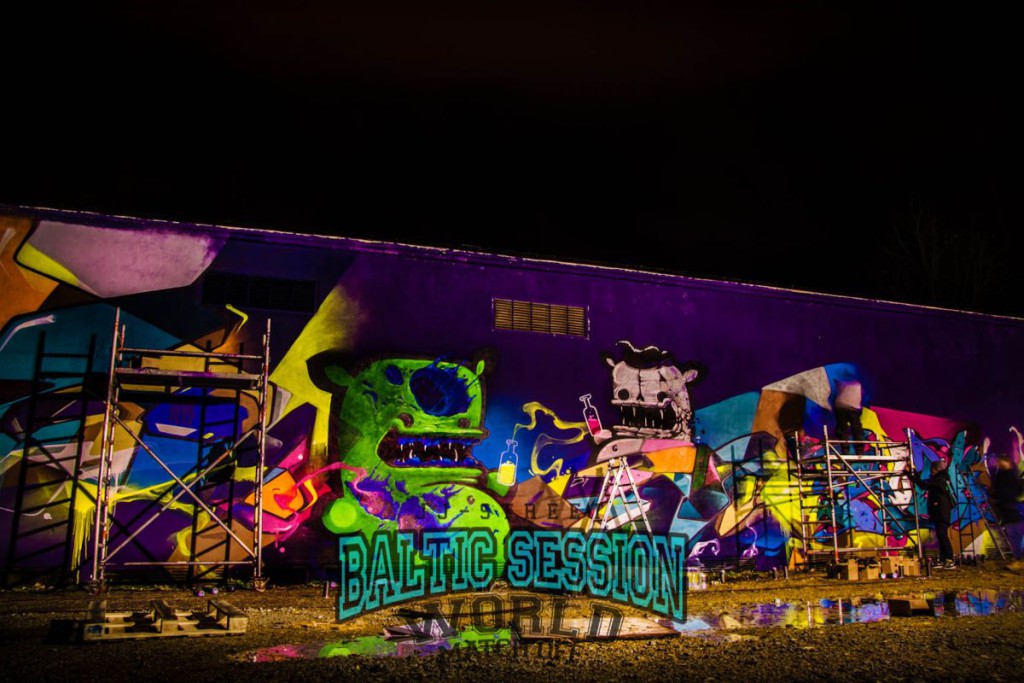 JJ-Street Baltic Session: Soditud seinad muutuvad grafitifännide abil meistriteosteks