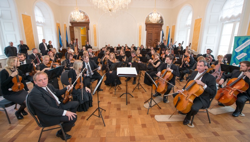 ERSO andis Toompea lossi Valges saalis muusikapäevale võimsa akordi