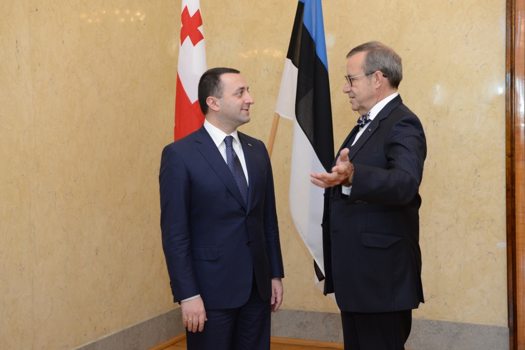 VISIIT EESTISSE! Eesti riigipea kohtus Gruusia peaministriga