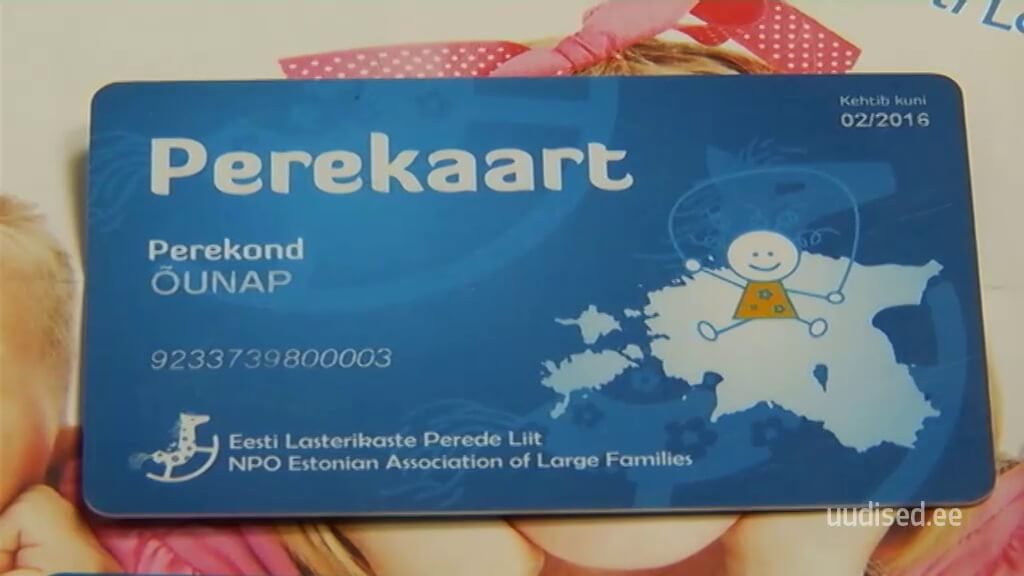 SUURPEREDE ELU HEAKS! Perekaart muudab suurperede elu lahedamaks